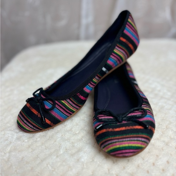 Vaneli “Barr” Multicolored Striped Flats, Women’s 6.5 - Picture 1 of 12